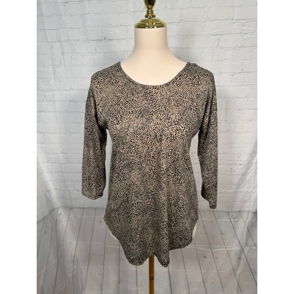 bobeau Tops - Bobeau Snakeskin Print Crisscross Back Tunic Top Women's S EUC